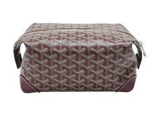 画像をギャラリービューアに読み込む, 新品同様 GOYARD ゴヤール BOWLIN25 ボウリング25トイレタリーバッグ ポーチ クラッチバッグ セカンドバッグ レッド 中古 4b007710