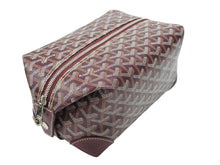 画像をギャラリービューアに読み込む, 新品同様 GOYARD ゴヤール BOWLIN25 ボウリング25トイレタリーバッグ ポーチ クラッチバッグ セカンドバッグ レッド 中古 4b007710