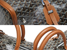 画像をギャラリービューアに読み込む, 極美品 GOYARD ゴヤール クロワジュール45 ボストンバッグ トラベルバッグ ブラウン PVC レザー シルバー金具 中古 4b007711