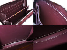 画像をギャラリービューアに読み込む, 極美品 GOYARD ゴヤール マティニョンPM ラウンドファスナー 財布 ボルドー PVCコーティングキャンバス レザー 中古 4b007716