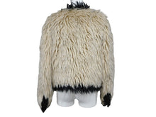 画像をギャラリービューアに読み込む, 極美品 CHANEL シャネル ファージャケット ココマーク総柄 ベージュ ブラック サイズ42 P03723 中古 4b007757