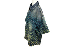 画像をギャラリービューアに読み込む, 極美品 LOUIS VUITTON ルイヴィトン レインボーモノグラム デニムシャツ RM231 YM4 HOS72X インディゴ マルチカラー コットン サイズXL 中古 4b007762