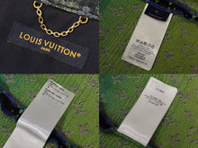 画像をギャラリービューアに読み込む, 極美品 LOUIS VUITTON ルイヴィトン レインボーモノグラム デニムシャツ RM231 YM4 HOS72X インディゴ マルチカラー コットン サイズXL 中古 4b007762