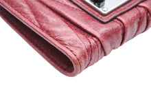 画像をギャラリービューアに読み込む, MIUMIU ミュウミュウ コンパクトウォレット 二つ折り財布 マテラッセ キルティング ボルドー シルバー金具 美品 中古 4b007780