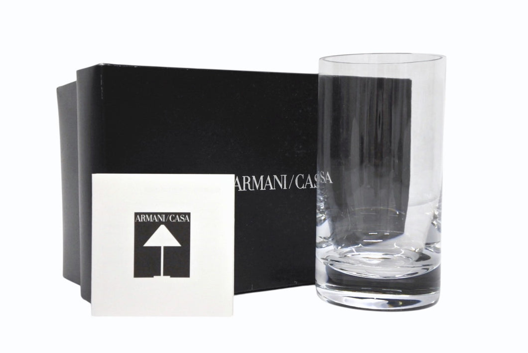 新品未使用 ARMANI CASA アルマーニ カサ グラス コップ 箱付き ガラス 中古 4b007785