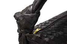 画像をギャラリービューアに読み込む, 新品同様 BOTTEGAVENETA ボッテガヴェネタ ジョディ ハンドバッグ イントレチャート ラムスキン レザー 76928 YCPPI ブラウン 中古 4b007803