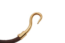 Load image into Gallery viewer, HERMES エルメス Jumbo H ジャンボブレスレット アクセサリー レザー ブラウン ゴールド金具 美品 中古 4b007855