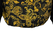 Load image into Gallery viewer, VERSACE JEANS COUTURE ヴェルサーチ ジーンズ クチュール 長袖シャツ BIGZA6S9-0761 9 ブラック イエロー サイズXS 美品 中古 4b007861