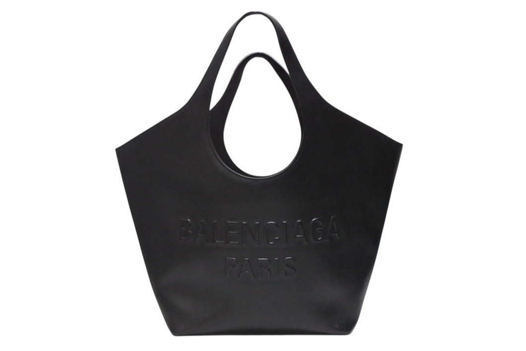 極美品 BALENCIAGA バレンシアガ メアリーケイト トートバッグ ハンドバッグ イタリア製 レザー ブラック 中古 4b007872