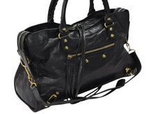 Load image into Gallery viewer, BALENCIAGA バレンシアガ ザシティ 2WAYバッグ ハンドバッグ ショルダーバッグ 115748 レザー ブラック ゴールド金具 美品 中古 4b007877