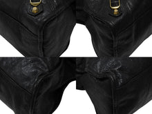 Load image into Gallery viewer, BALENCIAGA バレンシアガ ザシティ 2WAYバッグ ハンドバッグ ショルダーバッグ 115748 レザー ブラック ゴールド金具 美品 中古 4b007877