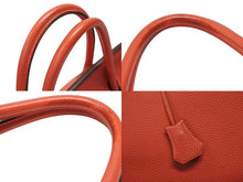 Load image into Gallery viewer, 極美品 HERMES エルメス バーキン40 ハンドバッグ ◻︎R刻印 トゴ ルージュピヴォワンヌ シルバー金具 2014年 内縫い 中古 4b007882