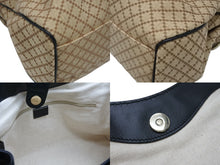 画像をギャラリービューアに読み込む, 極美品 GUCCI グッチ ハンドバッグ トートバッグ ディアマンテ スーキー ベージュ キャンバス 211944 シルバー金具 中古 4b007883