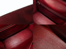 Load image into Gallery viewer, エルメス ケリー32 内縫い ルージュアッシュ ○Y刻印 カーフスキン ゴールド金具 ハンドバッグ 2WAY 美品 中古 4b007904