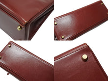 Load image into Gallery viewer, エルメス ケリー32 内縫い ルージュアッシュ ○Y刻印 カーフスキン ゴールド金具 ハンドバッグ 2WAY 美品 中古 4b007904