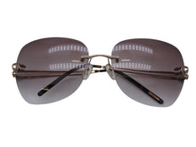 画像をギャラリービューアに読み込む, Givenchy ジバンシー サングラス アイウェア VGV064 サイズ54□16 135 ブラウングラデーション ゴールド 美品 中古 4b007910