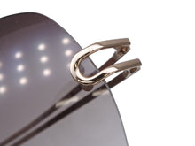 画像をギャラリービューアに読み込む, Givenchy ジバンシー サングラス アイウェア VGV064 サイズ54□16 135 ブラウングラデーション ゴールド 美品 中古 4b007910