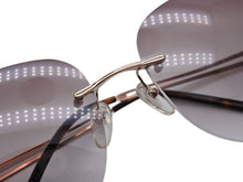 画像をギャラリービューアに読み込む, Givenchy ジバンシー サングラス アイウェア VGV064 サイズ54□16 135 ブラウングラデーション ゴールド 美品 中古 4b007910