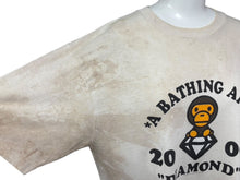 画像をギャラリービューアに読み込む, A BATHING APE アベイシングエイプ 2009 DIAMOND Baby Milo 半袖Tシャツ 後染め タイダイ サイズM 美品 中古 4b007969