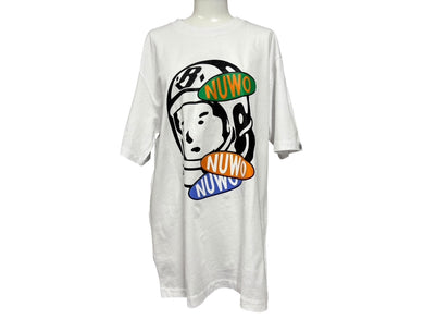 BILLIONAIRE BOYS CLUB ビリオネアボーイズクラブ NUWO 半袖Tシャツ ホワイト サイズM 美品 中古 4b007970