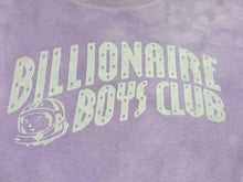 画像をギャラリービューアに読み込む, BILLIONAIRE BOYS CLUB ビリオネアボーイズクラブ 半袖Tシャツ サイズL ラベンダー ロゴプリント パイル コットン 良品 中古 4b007971