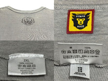 画像をギャラリービューアに読み込む, HUMAN MADE ヒューマンメイド Plant Dyed T-Shirt #2 半袖Tシャツ HEART ハート チャコール サイズ2XL 良品 中古 4b007976