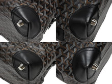 画像をギャラリービューアに読み込む, 極美品 GOYARD ゴヤール ボストンバッグ バックボーイング45 ブラック ロゴ 中古 4b008003