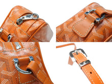 画像をギャラリービューアに読み込む, 極美品 GOYARD ゴヤール カップヴェールPM ショルダーバッグ オレンジ PVC レザー シルバー金具 中古 4b008005