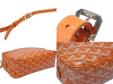 画像をギャラリービューアに読み込む, 極美品 GOYARD ゴヤール カップヴェールPM ショルダーバッグ オレンジ PVC レザー シルバー金具 中古 4b008005