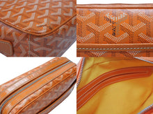 画像をギャラリービューアに読み込む, 極美品 GOYARD ゴヤール カップヴェールPM ショルダーバッグ オレンジ PVC レザー シルバー金具 中古 4b008005
