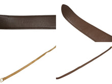 画像をギャラリービューアに読み込む, 極美品 MIUMIU ミュウミュウ スウェードレザー ロゴバックルベルト 5CC536 サイズ36/90 全長約122.5cm ブラウン 中古 4b008039