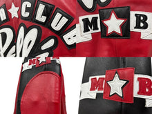 画像をギャラリービューアに読み込む, 新品 未使用品 pellepelle ペレペレ CLASSIC SODA レザー ジャケット レッド ブラック サイズ2XL 中古 4b008041