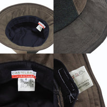 画像をギャラリービューアに読み込む, CASTELBAJAC +2 NATURE カステルジャック ナチュール バケットハット ポリエステル コットン ウール ブラウン カーキ サイズ4 美品 中古 4b008043