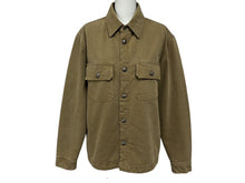 画像をギャラリービューアに読み込む, CHROME HEARTS クロムハーツ WORK DOG SHIRTS ワークドッグ シャツ ジャケット クロスボール ヘリンボーン ブラウン サイズS 美品 中古 4b008045