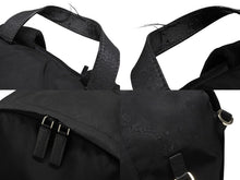 Load image into Gallery viewer, PRADA プラダ リュック バックパック 2VZ066 トライアングルロゴ ナイロン ブラック シルバー金具 良品 中古 4b008056