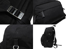 Load image into Gallery viewer, PRADA プラダ リュック バックパック 2VZ066 トライアングルロゴ ナイロン ブラック シルバー金具 良品 中古 4b008056