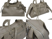 Load image into Gallery viewer, BALENCIAGA バレンシアガ ネオクラシックシティ 2WAYバッグ 678629 ベージュ レザー シルバー金具 美品 中古 4b008069