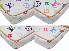 画像をギャラリービューアに読み込む, 極美品 LOUIS VUITTON ルイヴィトン ハンドバッグ ポシェット アクセソワール アクセサリーポーチ M92649 モノグラム マルチカラー 村上隆 中古 4b008098