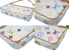 画像をギャラリービューアに読み込む, 極美品 LOUIS VUITTON ルイヴィトン ポシェット アクセソワール アクセサリーポーチ M92649 モノグラム マルチカラー 村上隆 中古 4b008099
