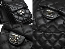 画像をギャラリービューアに読み込む, 極美品 CHANEL シャネル カンボンライン マルチポケット カンボンライン ボストンバッグ 9番台 カーフレザー ブラック ピンク 中古 4b008119