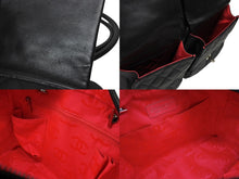 画像をギャラリービューアに読み込む, 極美品 CHANEL シャネル カンボンライン マルチポケット カンボンライン ボストンバッグ 9番台 カーフレザー ブラック ピンク 中古 4b008119