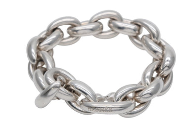 HERMES エルメス Acrobate GM Bracelet 18リンク アクロバットGM ブレスレット 重量約192.1g シルバー925 オーダー品 美品 中古 4b008136