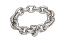 Load image into Gallery viewer, HERMES エルメス Acrobate GM Bracelet 18リンク アクロバットGM ブレスレット 重量約192.1g シルバー925 オーダー品 美品 中古 4b008136