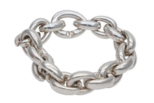 Load image into Gallery viewer, HERMES エルメス Acrobate GM Bracelet 18リンク アクロバットGM ブレスレット 重量約192.1g シルバー925 オーダー品 美品 中古 4b008136