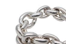 Load image into Gallery viewer, HERMES エルメス Acrobate GM Bracelet 18リンク アクロバットGM ブレスレット 重量約192.1g シルバー925 オーダー品 美品 中古 4b008136