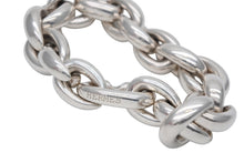 Load image into Gallery viewer, HERMES エルメス Acrobate GM Bracelet 18リンク アクロバットGM ブレスレット 重量約192.1g シルバー925 オーダー品 美品 中古 4b008136