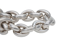 Load image into Gallery viewer, HERMES エルメス Acrobate GM Bracelet 18リンク アクロバットGM ブレスレット 重量約192.1g シルバー925 オーダー品 美品 中古 4b008136