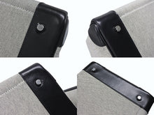 Load image into Gallery viewer, HERMES エルメス オータクロア40 カーゴ ハンドバッグ トワルアッシュ ヴォーエバーカーフ エクリュ ブラック Z刻印 2021年 SV金具 美品 中古 4b008142