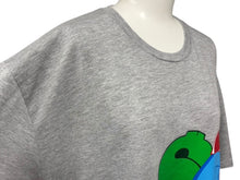 画像をギャラリービューアに読み込む, SlowBucksTv スロウバックスティービー Tシャツ 半袖 グレー グリーン コットン サイズXL 美品 中古 4b008143