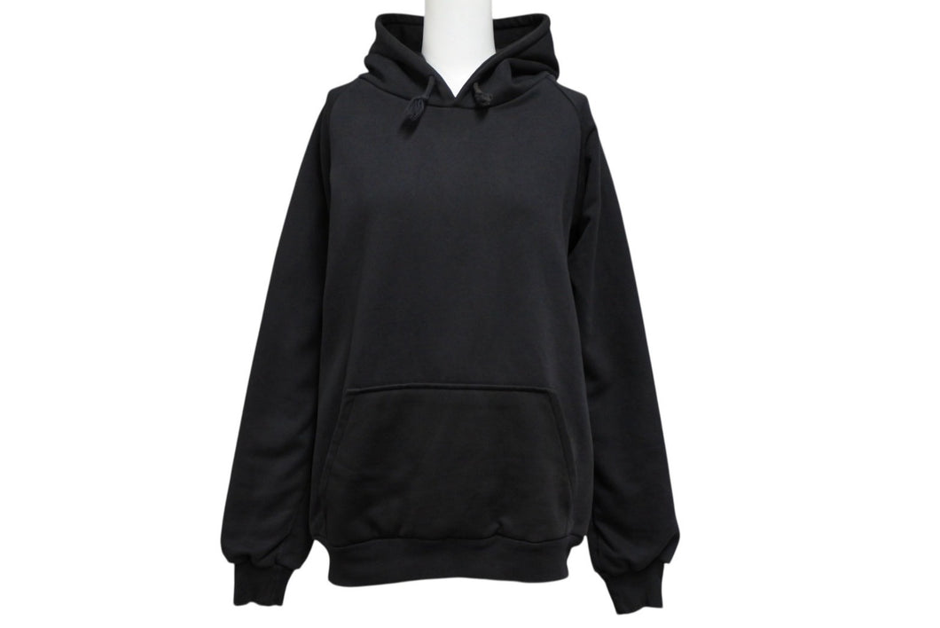 極美品 CHROME HEARTS クロムハーツ OLD Horseshoe Hoodie オールドモデル ホースシュー サーマル パーカーサイズM ブラック 中古 4b008144